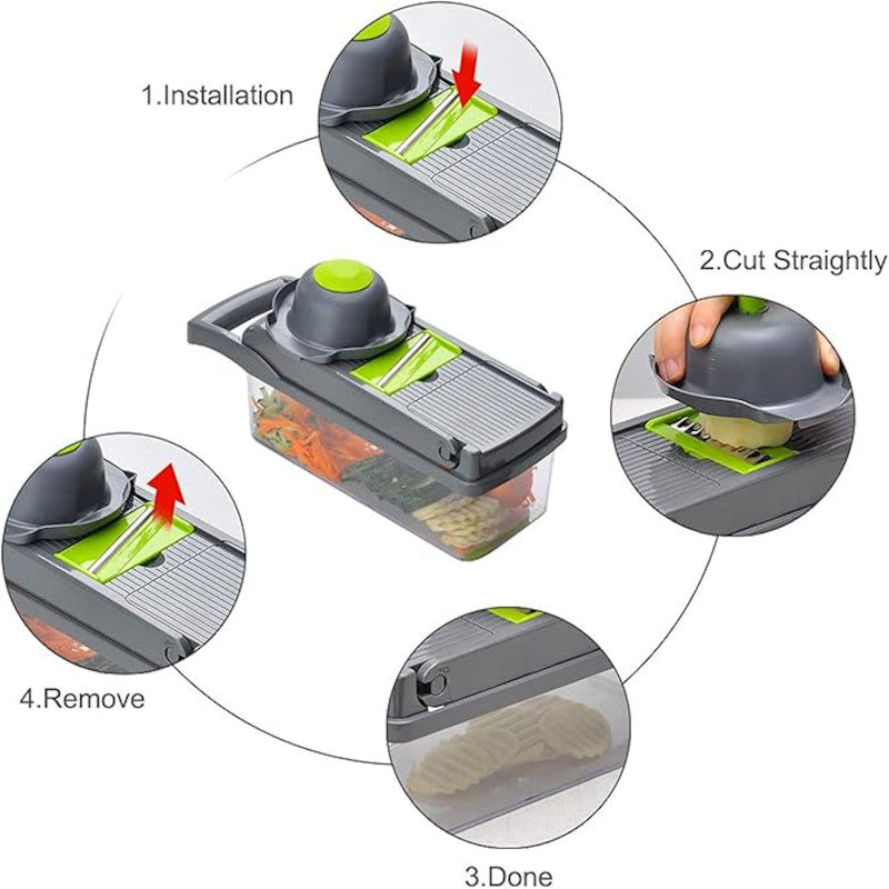 16 in 1 Multifunctional Vegetable Chopper, Cutter