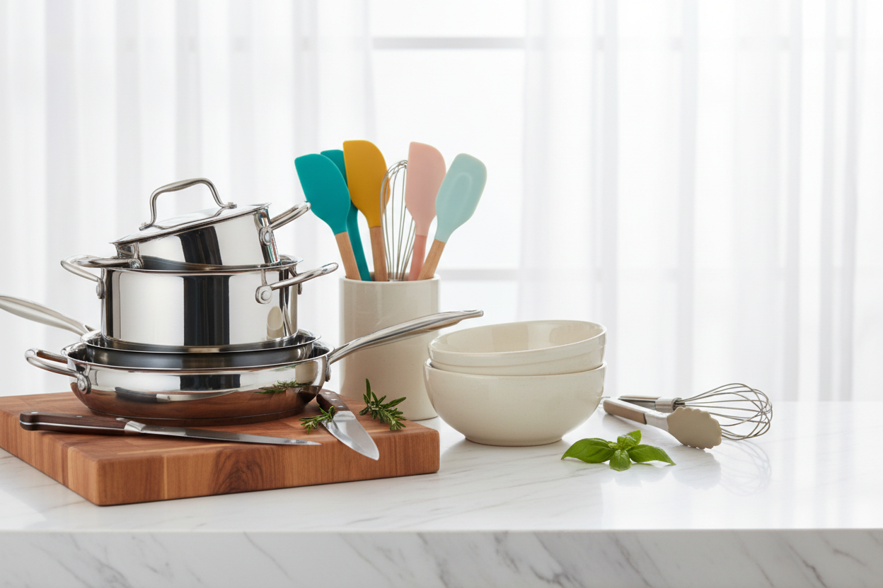 a kitchen products banner